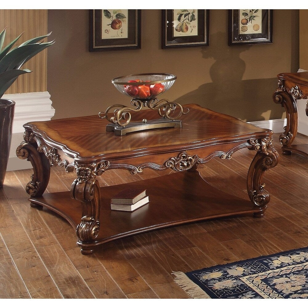 Striking Coffee Table Square Cherry