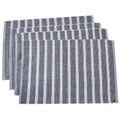 Cotton Stripe Design Table Mats Set Of 4