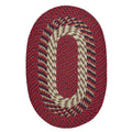 Stripe Indoor Outdoor Oval Braided Rug 54 X 84 By Better Trends 54 X 84