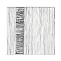 Stripe Wood I Dimensional Wall Art White