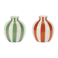 Striped Mini Bud Vase Set Of 4
