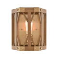 Structure 10 High 1 Light Sconce Medium Oak 10 Inch Tall
