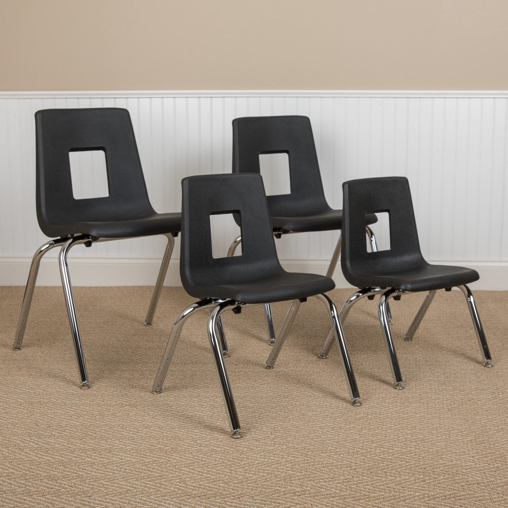 4Pk 18In. Student Stack Chair