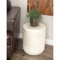 Studio 350 Fiber Clay Foot Stool 15 Inches Wide 17 Inches High