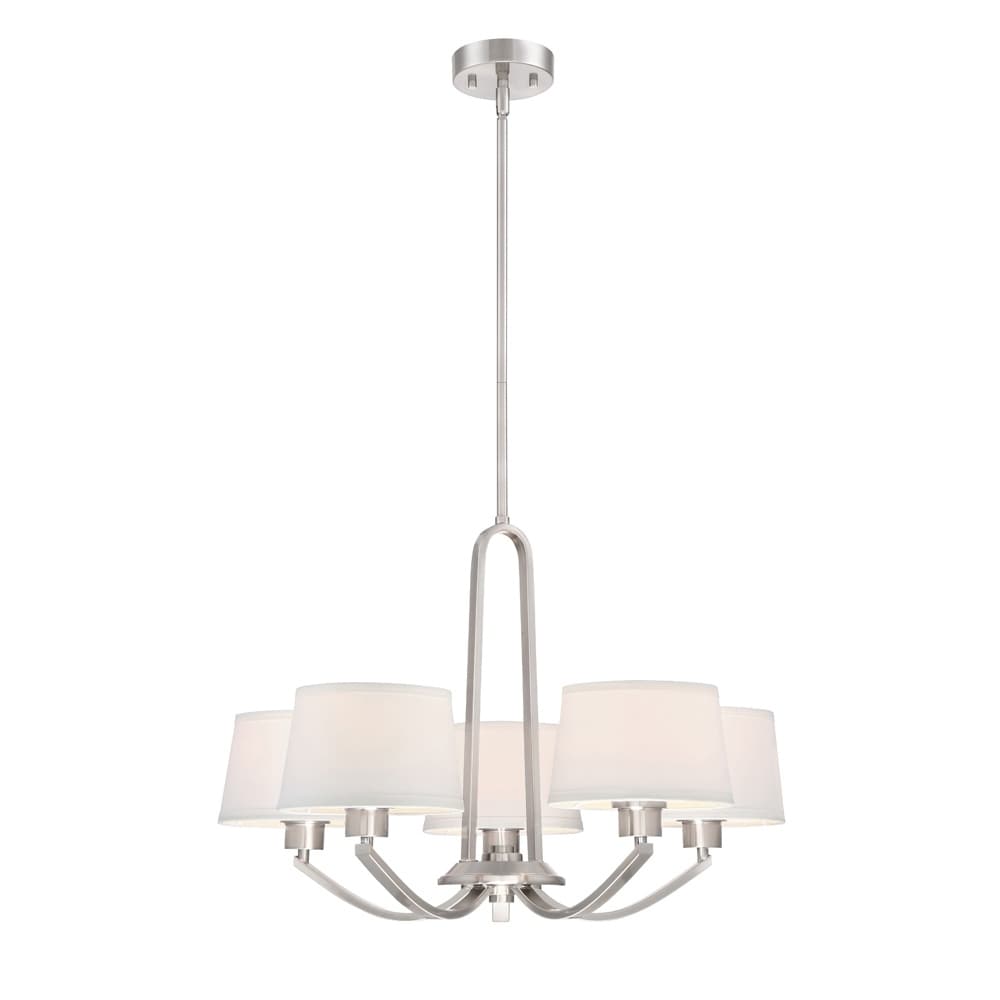 Studio 5 Light Chandelier Satin