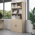 Studio C 5 Shelf Bookcase With Doors By Bush Business Furniture