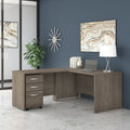 Studio C 60W L Shaped Desk With Drawers By Bush Business Furniture