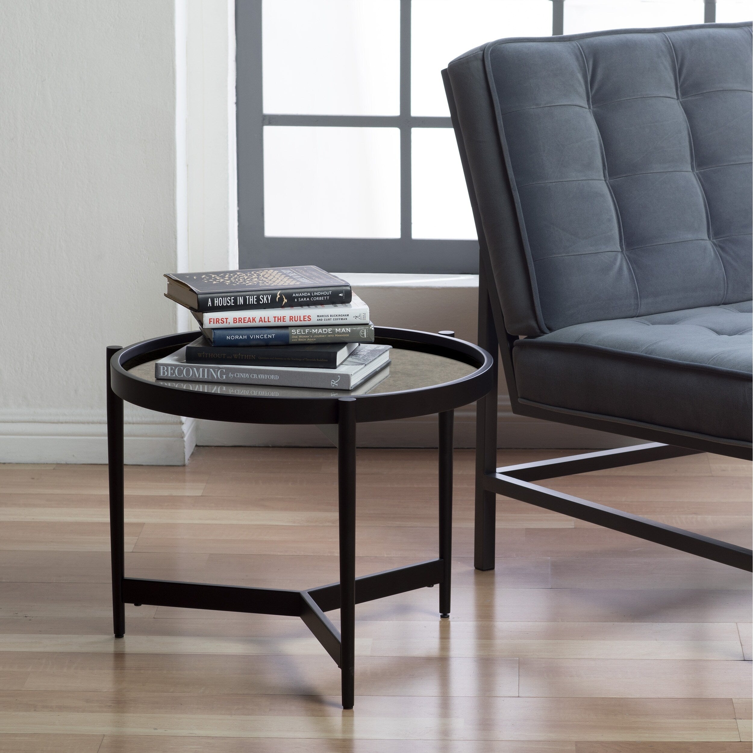 Studio Designs Home Estrade Modern 22 Round Side Table
