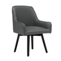 Studio Designs Home Spire Luxe Swivel Guest Dining Office Accent Chair With Arms