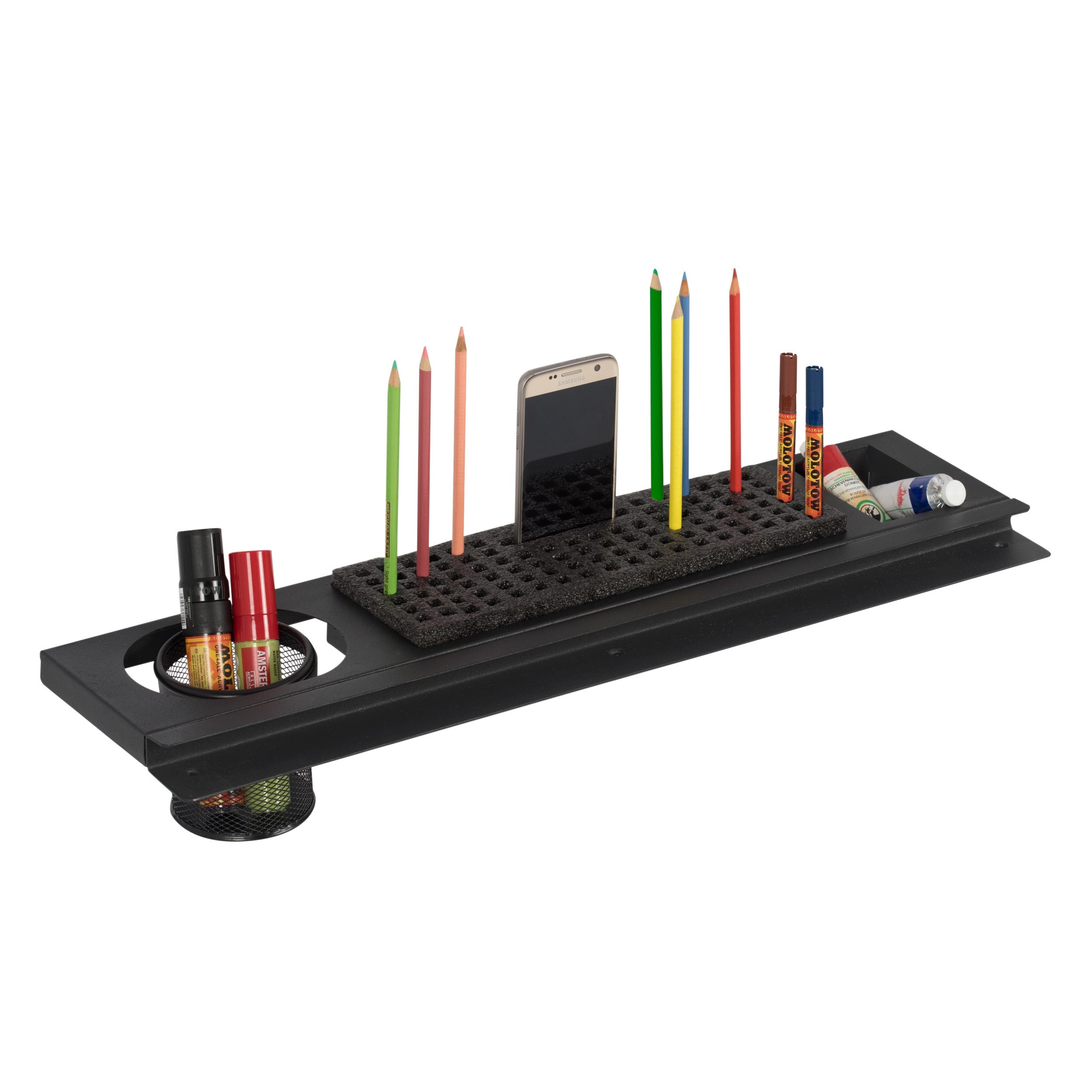 Studio Designs Premier Metal Art Tray 24 Charcoal