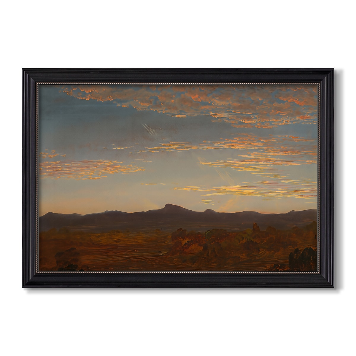 Study For Catskill Creek C 1844 1845 Thomas Cole Custom Framed Canvas