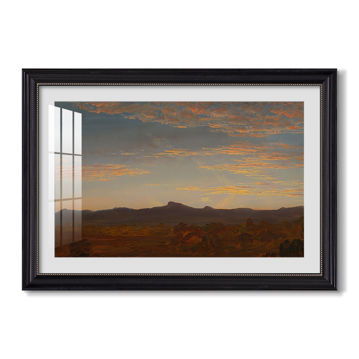 Study For Catskill Creek C 1844 1845 Thomas Cole Custom Framed Print