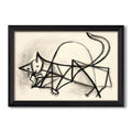 Study Of A Cat 1946 Pablo Picasso Custom Framed Canvas