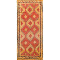 Stunning Tribal Moroccan Oriental Area Rug Wool Hand Knotted 55 X 115