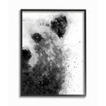 Stupell Industries Forest Bear Watercolor Wild Animal Black White Framed Wall Art