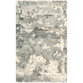 Alexa Abstract Shadows Grey Charcoal Area Rug