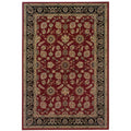 Updated Old World Persian Flair Brown Ivory Area Rug 67 X 96 67 X 96