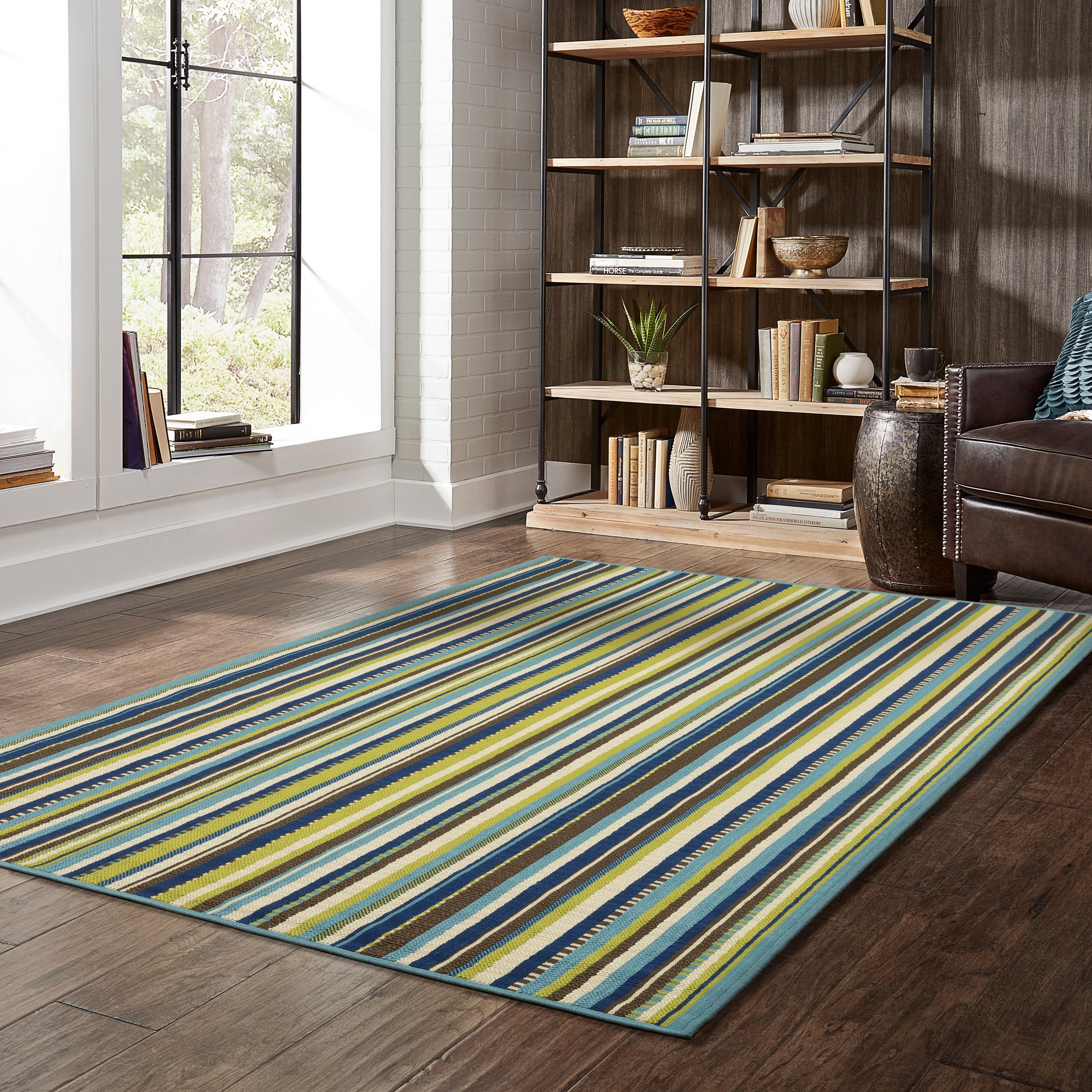 Copper Grove Mount Hood Striped Indoor Outdoor Area Rug 67 X 96