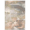 Cosette Distressed Abstract High Low Pile Area Rug
