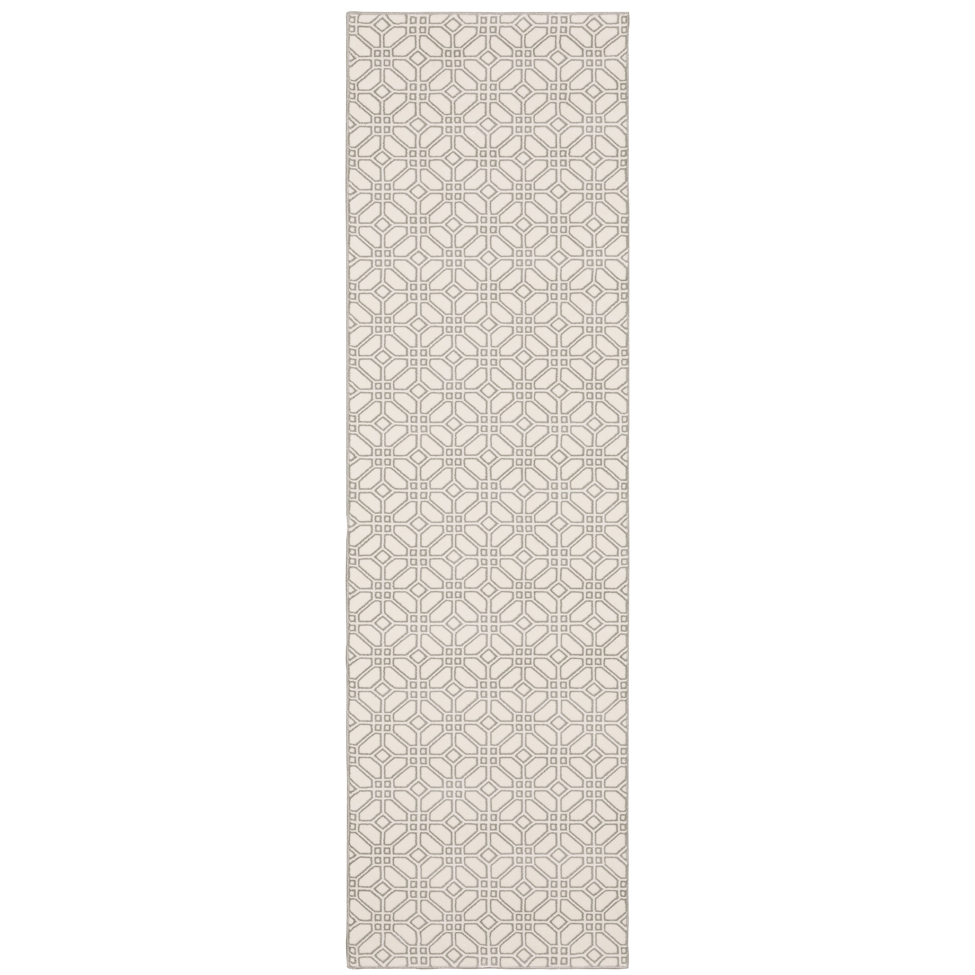 Cosette Geometric Tile High Low Pile Area Rug