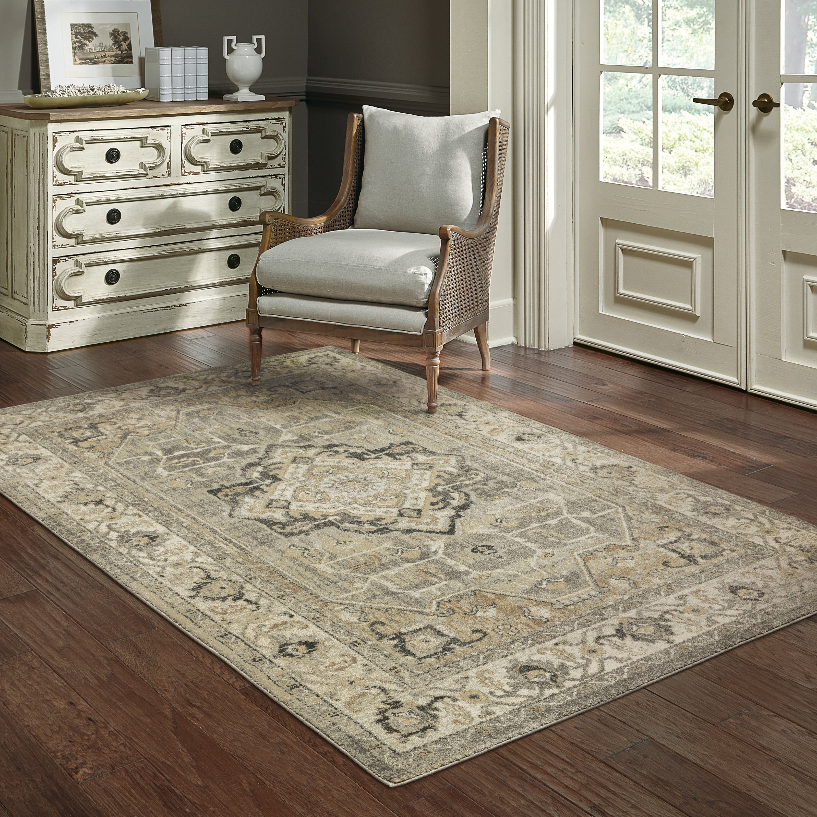 Freya Vintage Medallion Area Rug