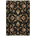 Gracewood Hollow Silko Black Multicolor Oriental Area Rug 910 X 1210
