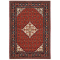 Leander Persian Inspiration Fringed Wool Blend Area Rug