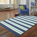 Gracewood Hollow Gill Horizontal Striped Area Rug 53 X 76