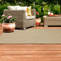 Stylehaven Woven Solid Sand Indoor Outdoor Area Rug