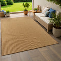Indoor Outdoor Tan Light Tan Area Rug