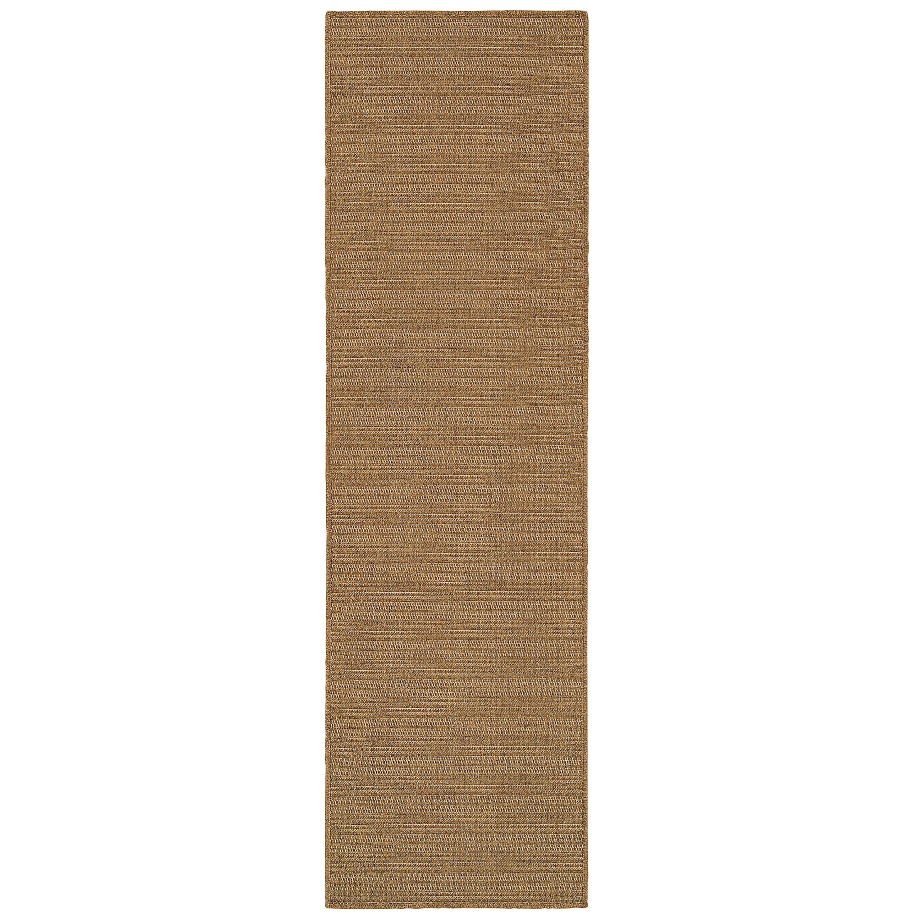 Stylehaven Stripes Tan Sand Indoor Outdoor Area Rug