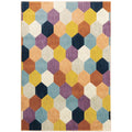 Ximena Hexagon Colors Multi Multi Area Rug