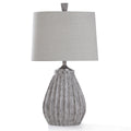 Stylecraft Arther Stone Gray Stone Painted Resin Table Lamp