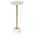 Stylecraft Aurelia Agate Pedestal Accent Table