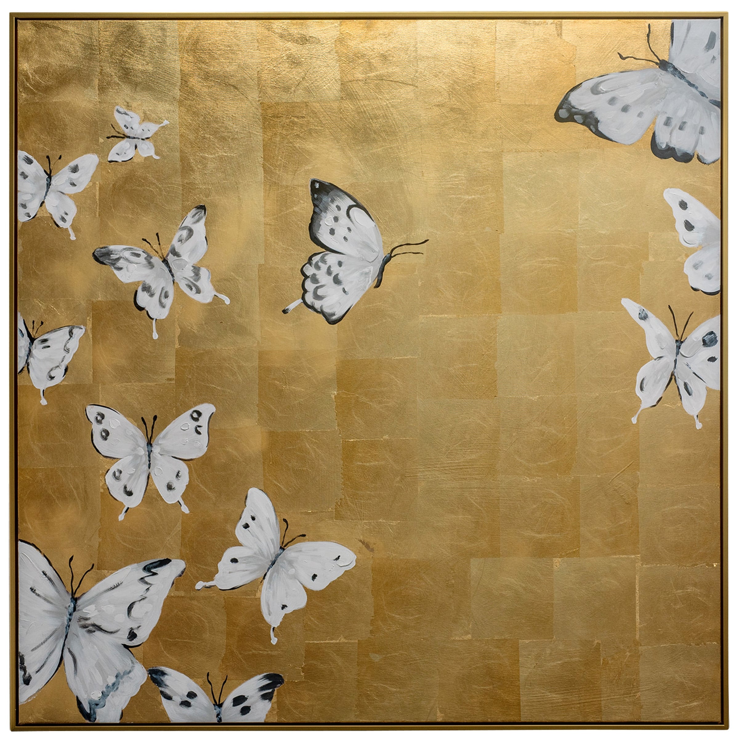 Stylecraft Aurelia Butterfly Canvas Wall Art 47.24 W X 47.24 H