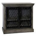 Stylecraft Belvedere Wine Storage Cabinet Gray Black