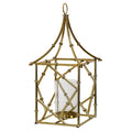 Stylecraft Gilded Pavilion Lantern Candle Holder Gold
