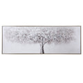 Stylecraft Natural Coverage Hand Painted Framed Canvas Wall Art 55 X 20