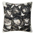 Stylecraft Norman Wyatt Home Pebble Stone Print Pillow Black