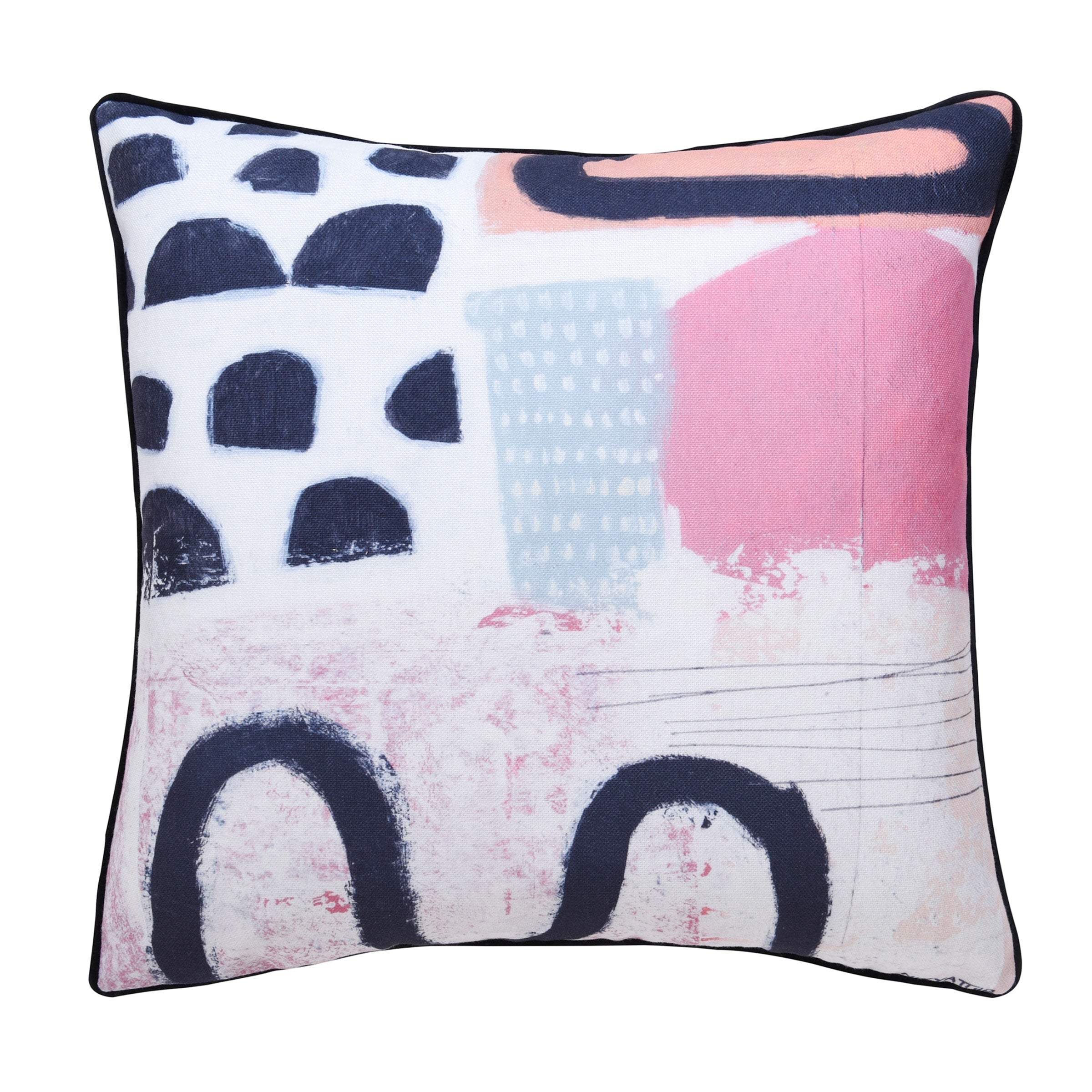 Stylecraft Norman Wyatt Home Vhin Shapes Ii Pillow Multicolor