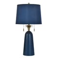 Stylecraft Poly Table Lamp Latilly Blue Blue Shade