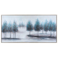 Stylecraft Secluded Hand Painted Framed Canvas Wall Art 47 X 24