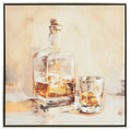 Stylecraft Sisters Emily Cocktail Hour Ii Hand Embellished Framed Canvas Wall Art 25 X 25