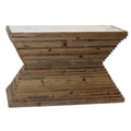 Stylecraft Summit Wood Console Natural Brown