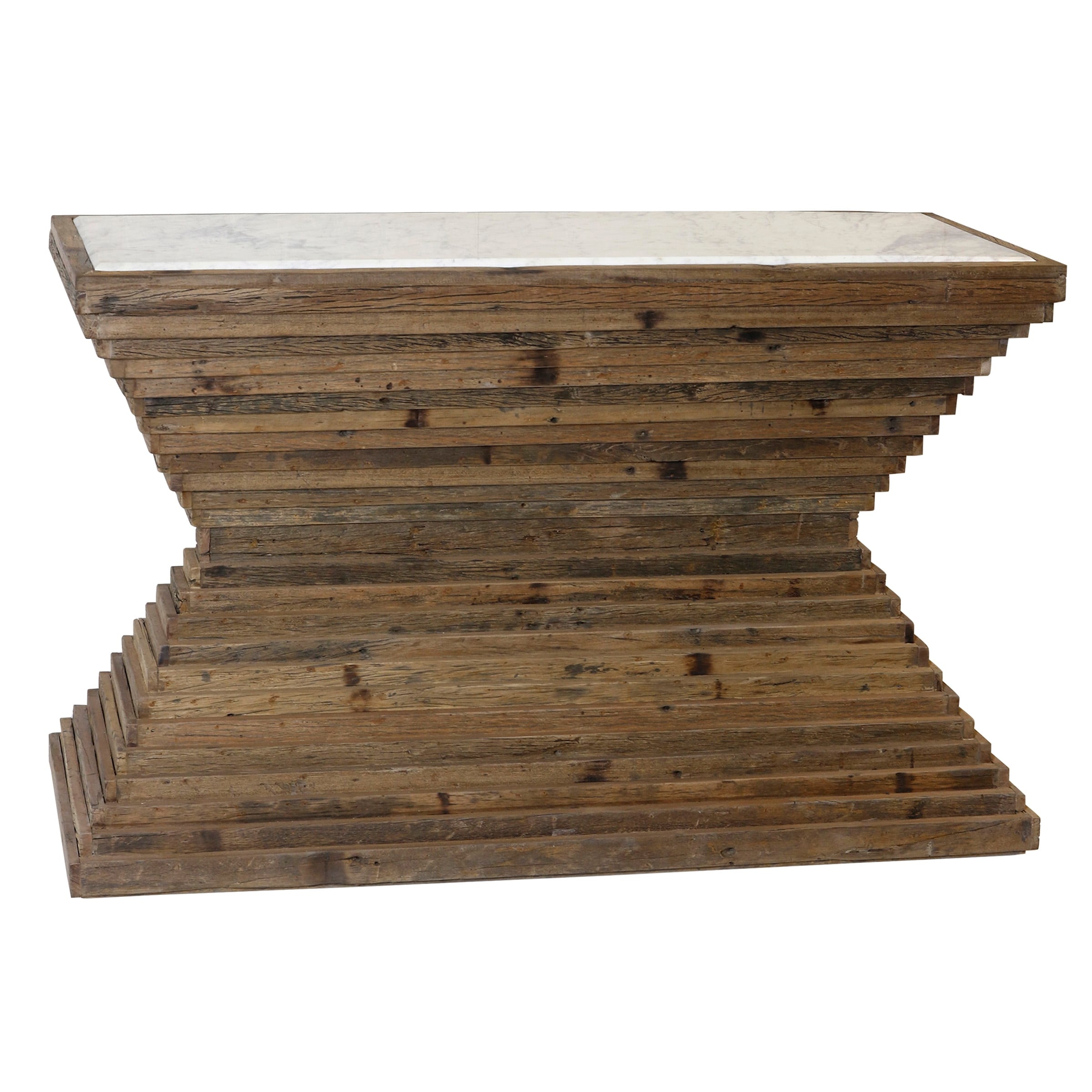 Stylecraft Summit Wood Console Natural Brown