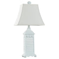 White Of Monterey Table Lamp White Softback Fabric Shade