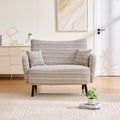 Stylish 2 Seater Sofa Couch Loveseat Sofa With Pillows Lounge Sleeper Sofa Couch With Storage Pocket