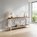 Stylish 2 Tier Console Sofa Table