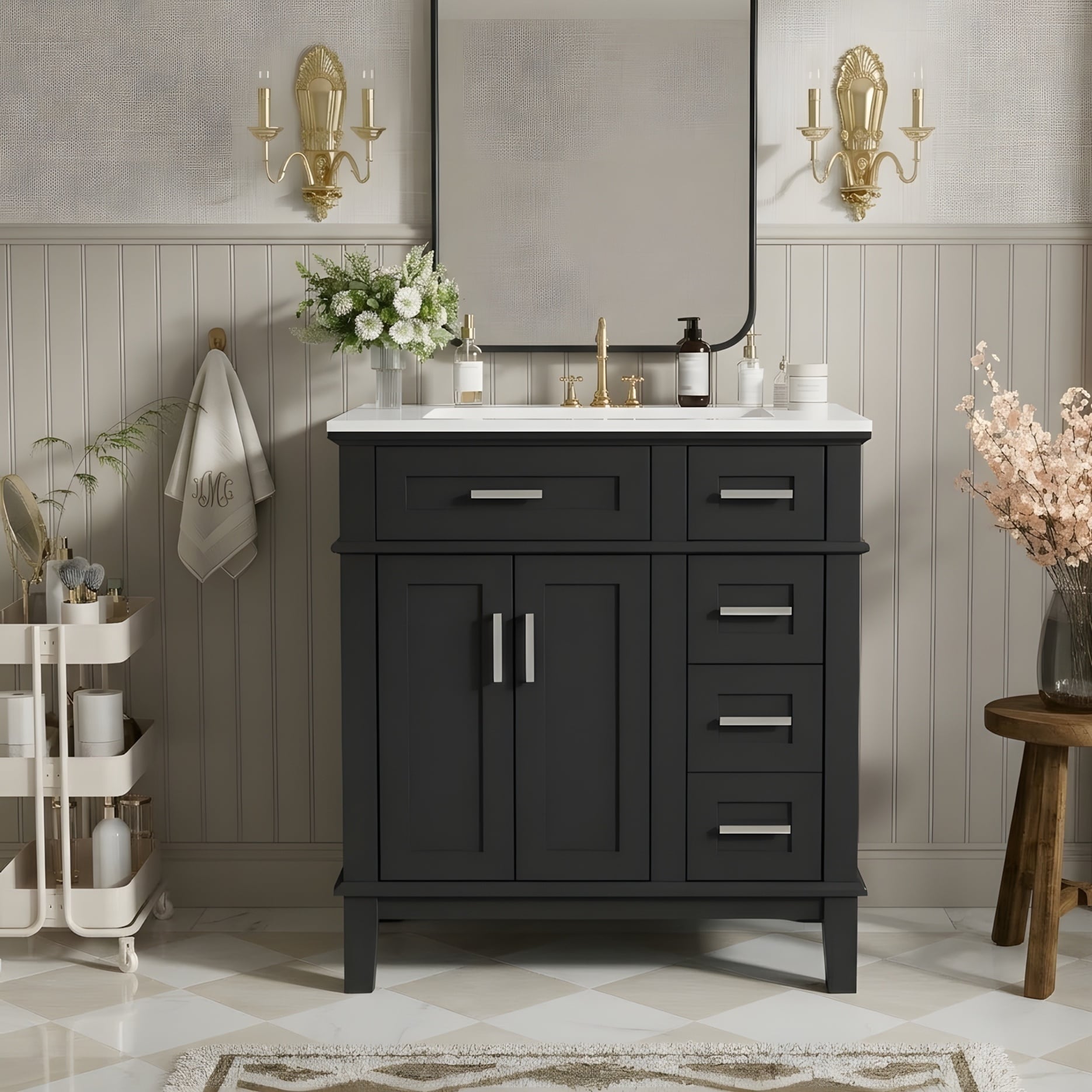 Stylish Bath Vanity For Small Bathrooms