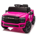 Stylish Kids Ride On Truck With Remote Control Pink Ride On Car With Bluetooth Music Led Headlights